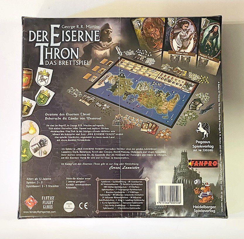 Giochi: Brettspiel Der Eiserne Thron neu ungeöffnet – Nuovo e nell'imballaggio originale da Duggingen venduto da nad_6yzh 1