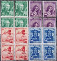 1938, J85-J88 Viererblöcke (Frauentrachten) */** Kat: 28.-