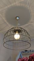 Drahtkorb Lampe