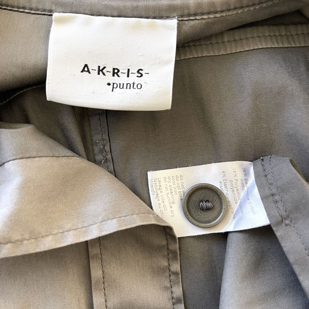 Akris Vestiti: AKRIS Gray Cotton Dress – Usato da Freienbach venduto da Avviivva_Shop 4