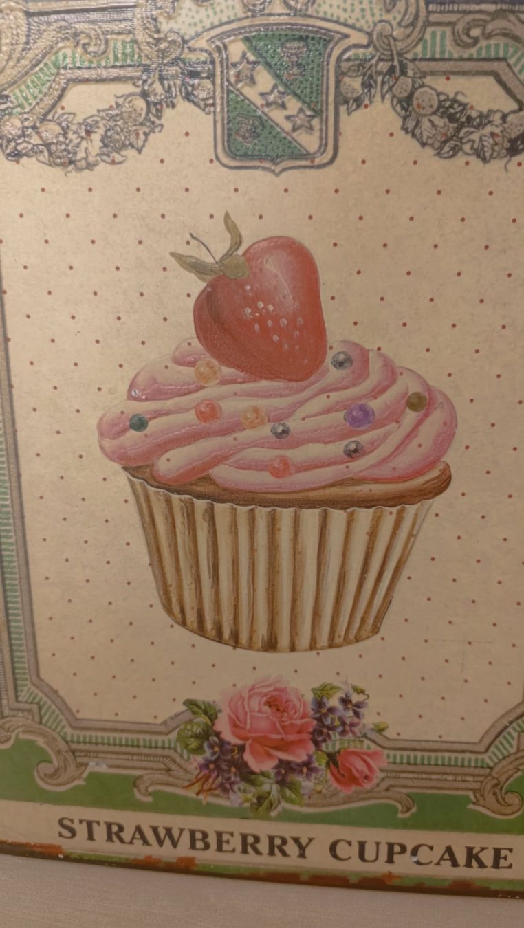 Insegne: Cupcake wanddeko shabby chic – Usato da Zürich venduto da Jul69 1