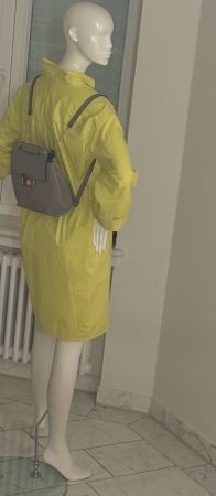 Bally Eleganter Rucksack aus Leder.Taupe