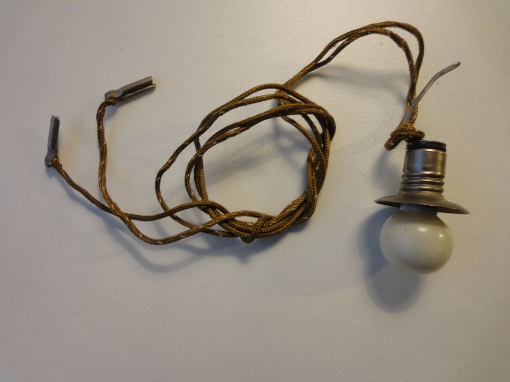 Melody Jane Puppenhaus-Beleuchtung – 12V Glühbirne Mit Braunem Draht (29 Cm), Ersatzteil Für Miniatur-Lichter