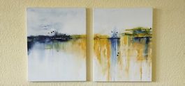 Gemälde "Uferlandschaft"