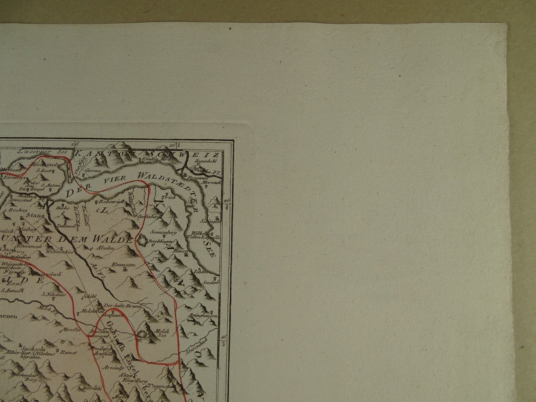 Stiche: DER KANTON UNTERWALDEN, REILLY 1791 – Gebraucht aus Grüningen von Kartensammler 4