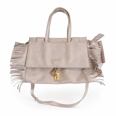 Liu Jo Handtasche Beige mit Fransen neuwertig