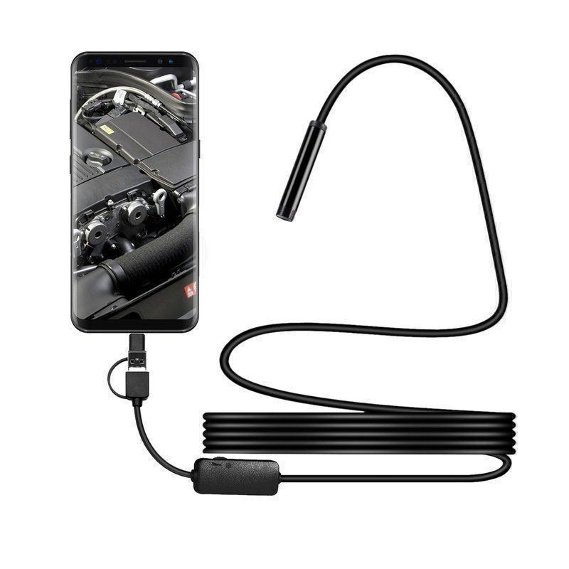 Videocamere: 3in1 USB Endoscope 5.5mm 2meter Kamera – Nuovo (secondo la descrizione) da Kirchdorf AG venduto da Apost008 8