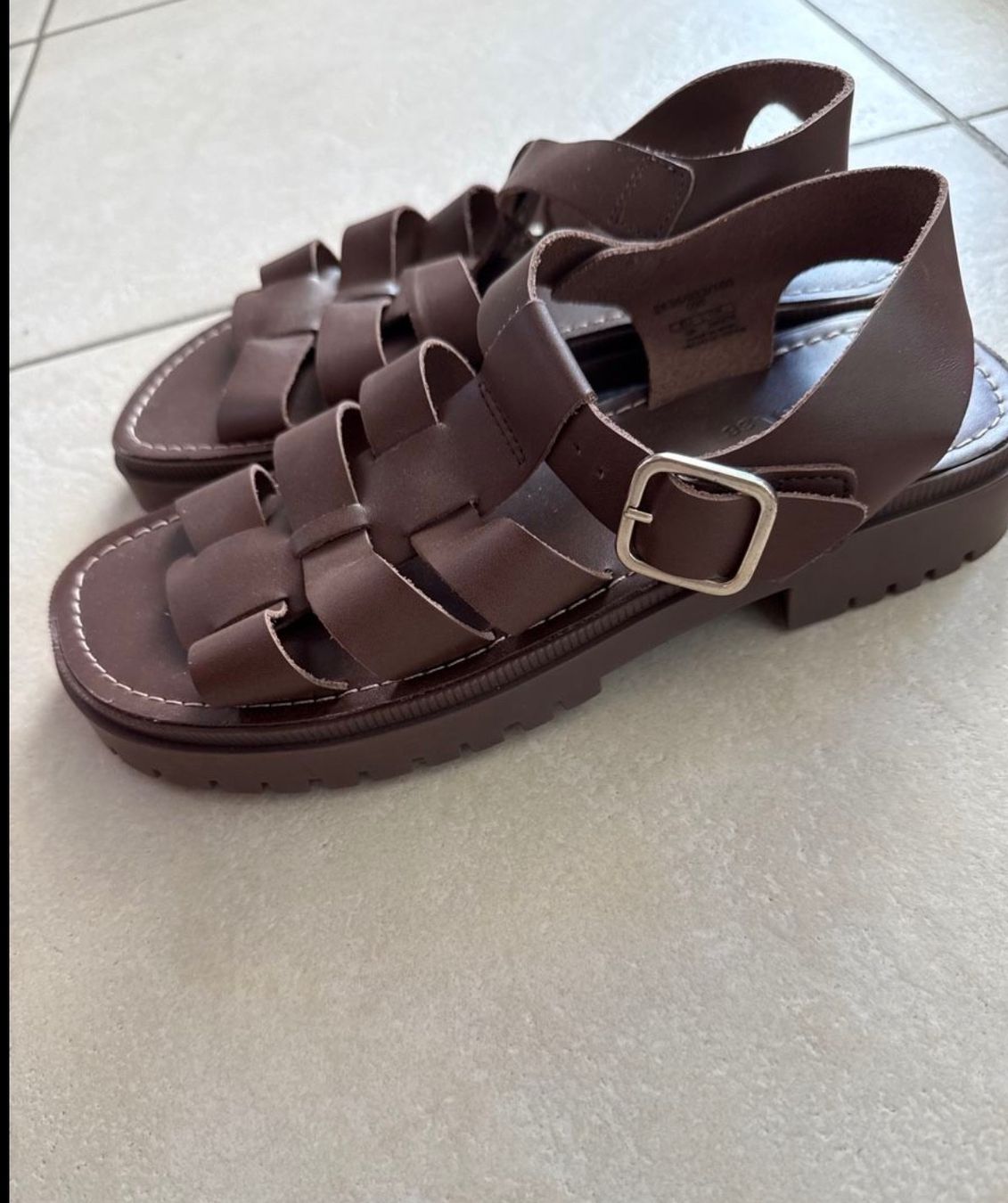 Zara Damenschuhe: ZARA Sandalen Gr. 38 braun – Gebraucht aus Emmen von mir14 1