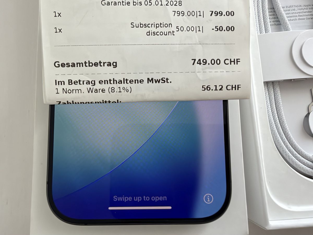 Apple Telefoni cellulari / Smartphones: Apple iPhone 17 256GB – Usato da Zürich venduto da jankais3r 4
