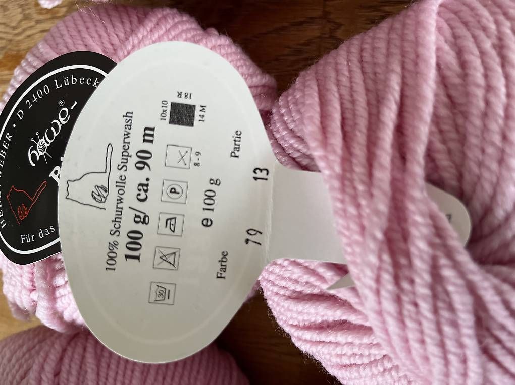 Lana: Wolle rosa pink  – Usato da Eschen venduto da 1sc_xgk7 1