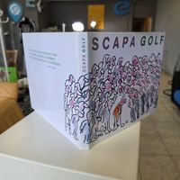 Buch Scapa Golf, von Ted Scapa, Bilderbuch Art Book