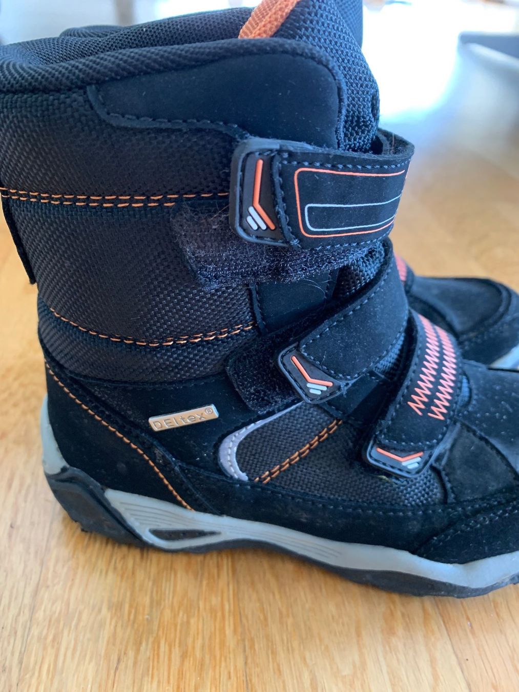 Schuhe für Jungen: Kinder Winterstiefel Schwarz – Gebraucht aus Gamprin von Senfkorn11 2