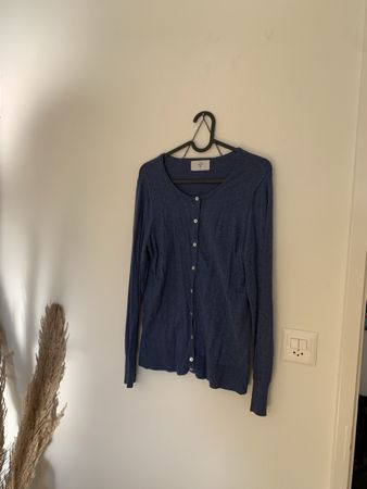 Blaue Strickjacke THE BASICS Gr. S