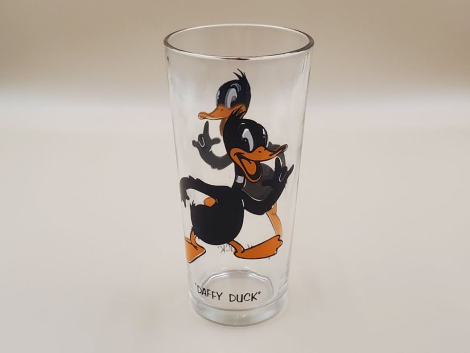 Pepsi Bicchieri: Verre de collection Daffy Duck, 1970's – Usato da Rennaz venduto da La_malle_du_dauphin