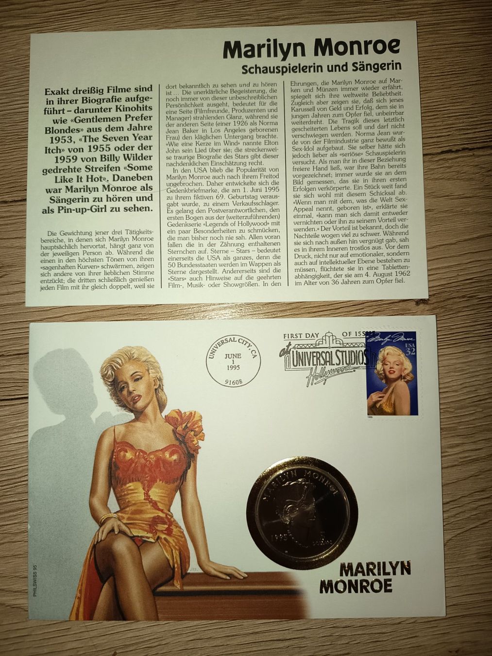 Tutti le monete: numis brief marilyn monroe mit münze – Usato da Wattwil venduto da LuckyLegoandCoins