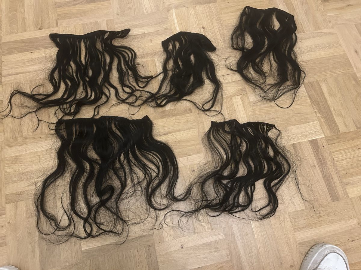 Perücken: Schwarze Extension Set  – Gebraucht aus Allschwil von selake990673 2