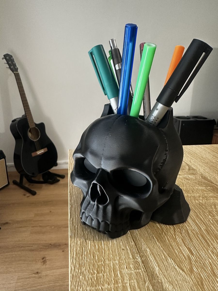Altro in Scrittura & Disegno: Tête de mort décorative multifonction imprimée en 3D – Nuovo (secondo la descrizione) da Le Locle venduto da per_pz79 1
