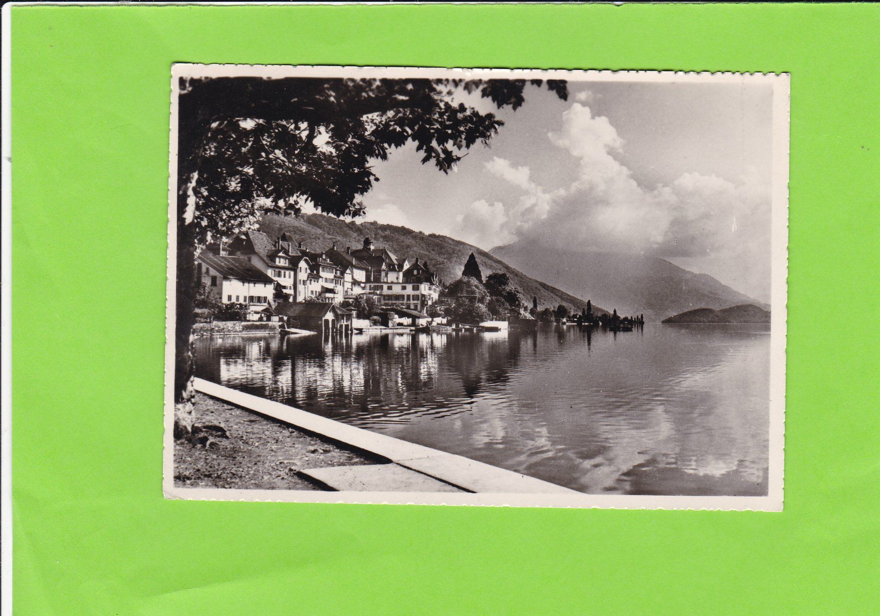 Cartoline postali: Zug. Altstadt mit Rigi – Usato da St. Peterzell venduto da neckertal