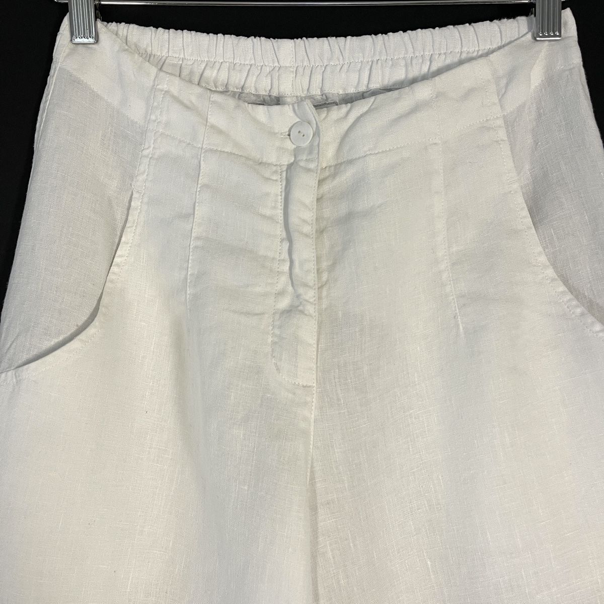 Grizas Pantaloni: GRIZAS White Linen Pants – Nuovo (secondo la descrizione) da Freienbach venduto da Avviivva_Shop 1