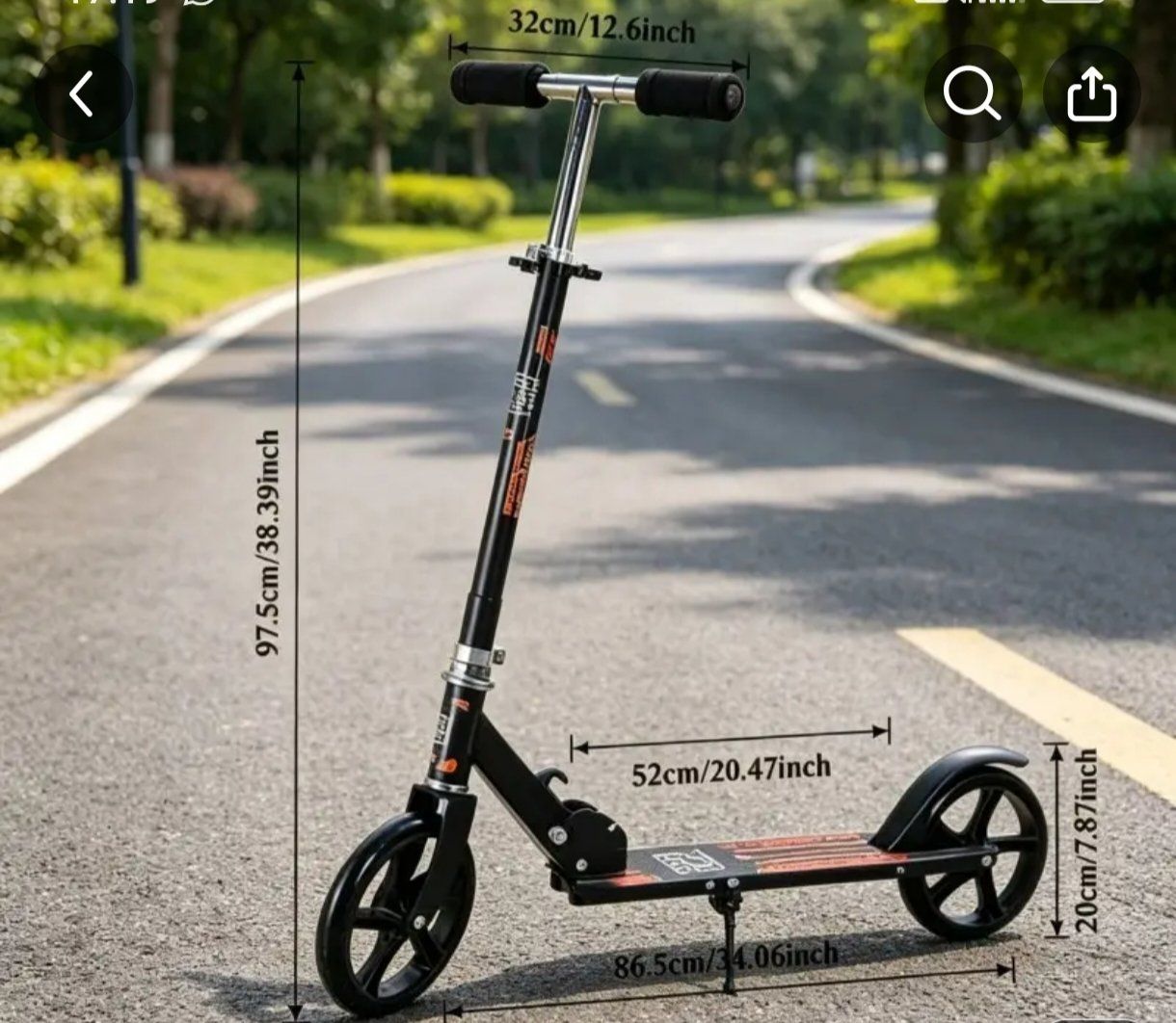Kickboard: Klapproller / Scooter mit Vorderradbremssystem – Nuovo e nell'imballaggio originale da Hohenrain venduto da cars77 4
