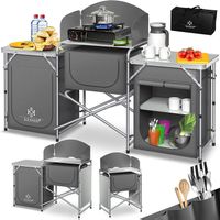 KESSER Alu Campingküche BIG GRAU
