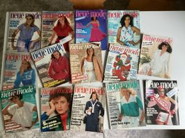 Antike Mode Magazine aus den Jahren 1978 - 1983