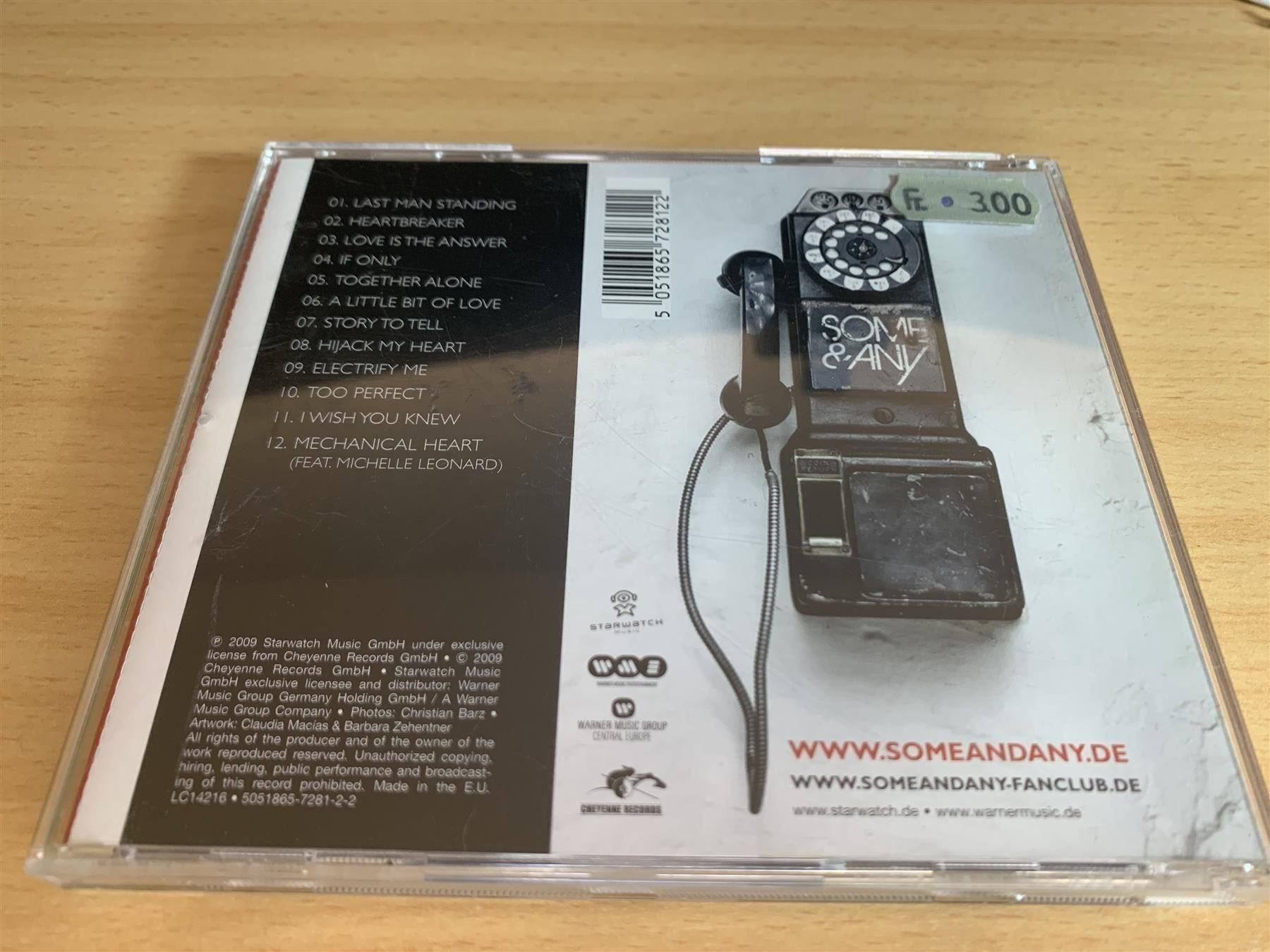 CD: Some & Any – First Shot – Usato da Rikon im Tösstal venduto da Alpenmutz 1