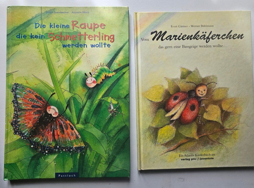Libri: 2 Kinderbücher Raupe und Marienkaeferchen – Usato da Balterswil venduto da Dikdik1992