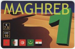 10 CHF MAGHREB -  seltene Prepaid Telefonkarte