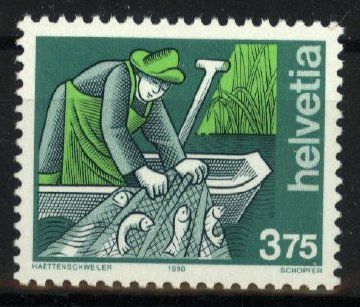 Tutti i francobolli: 1989/90, Mensch und Berufe I ** – Nuovo (secondo la descrizione) da Willisau venduto da Vollstempel