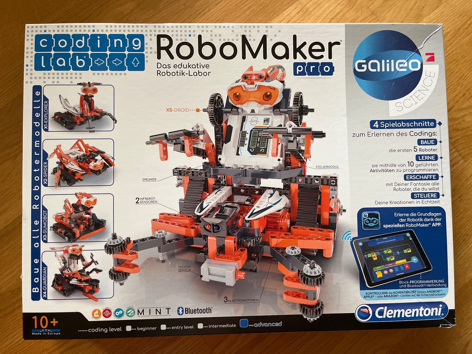 Clementoni Giocattoli: Clementoni RoboMaker Pro - Das edukative Robotik-Labor – Usato da Basel venduto da sampa007