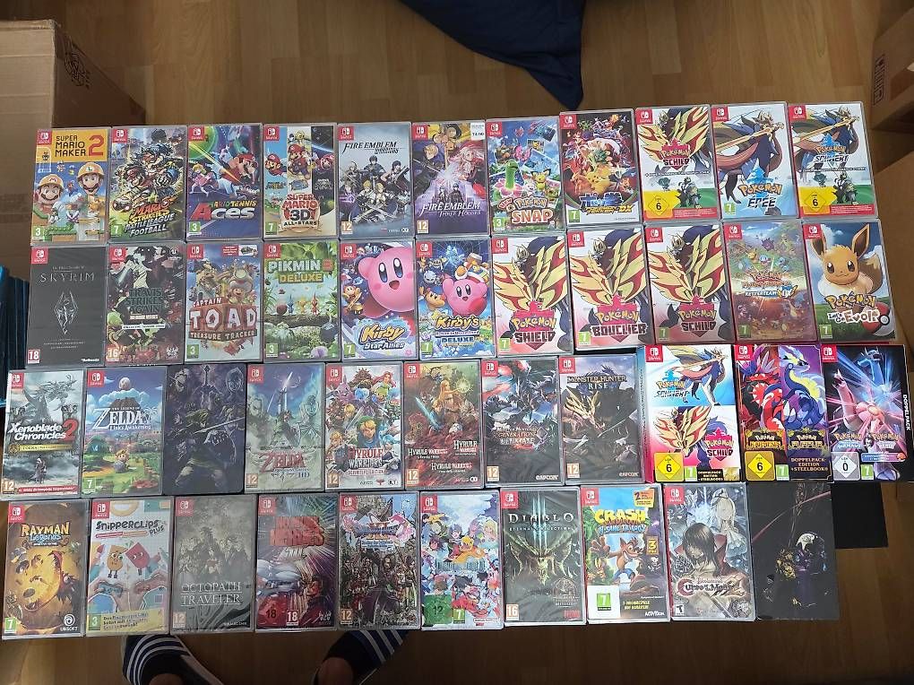 Nintendo Spiele: SEALED Switch Sammlung - Pokemon, Zelda, Mario uvm. – Neu und originalverpackt aus Vilters von oOLinkOo