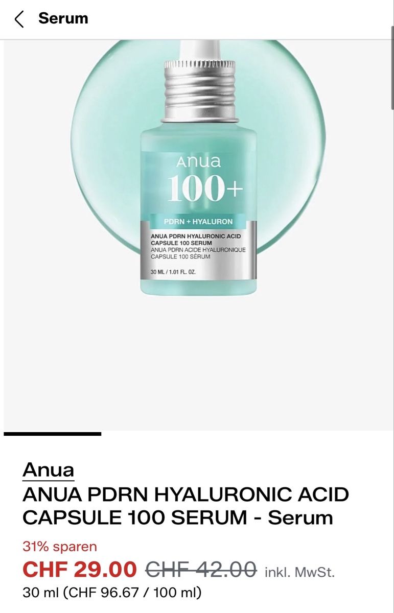 Cura del viso: Anua 100+ Serum - PDRN Serum – Nuovo (secondo la descrizione) da Baden venduto da Tiffany6878 4