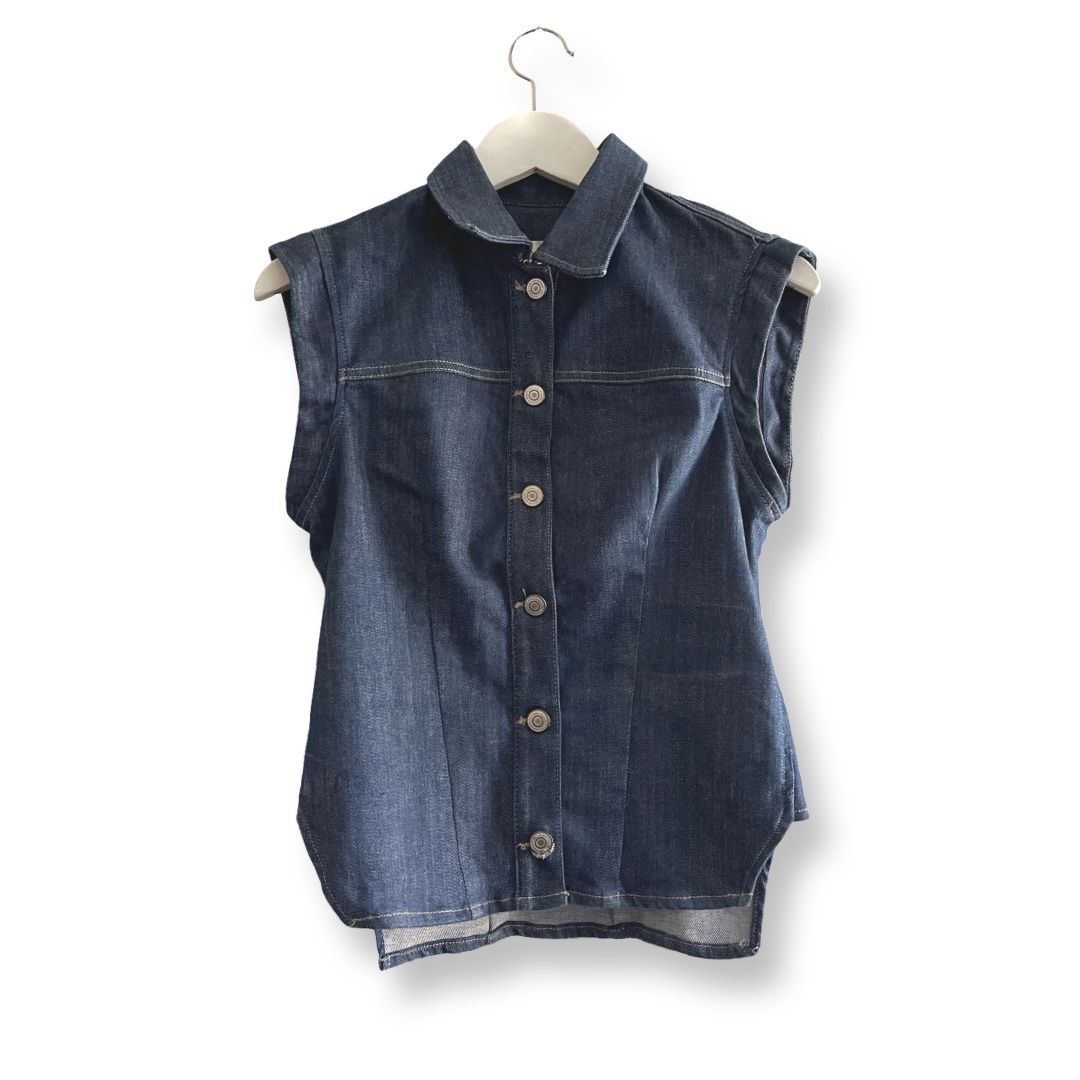 Zara Top: neu Denim-Weste von ZARA – Nuovo (secondo la descrizione) da Jona venduto da vanessasupermarket20 4