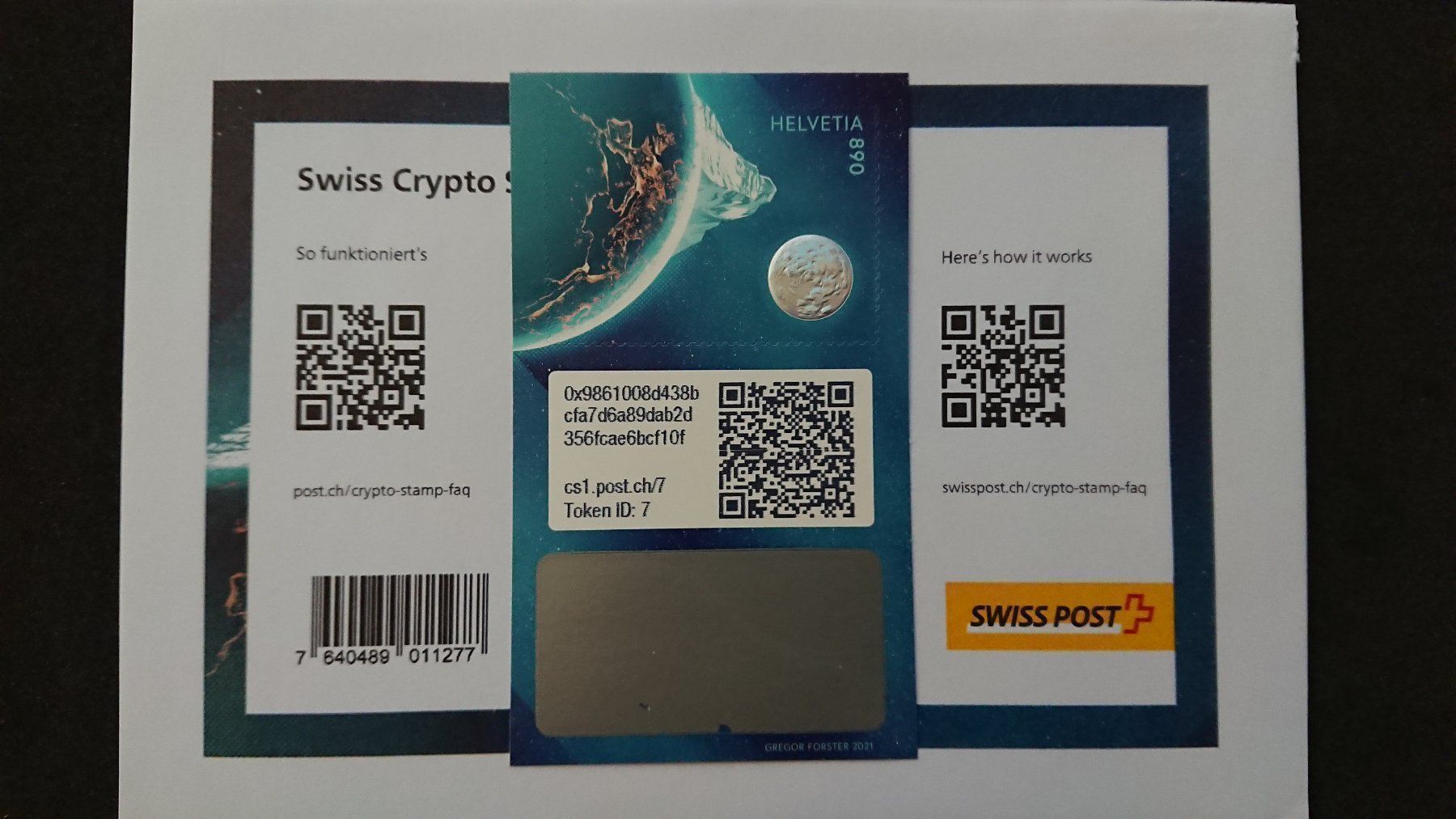 Swiss Crypto Stamp 1.0 ID: 7 - Rigi (Neu und originalverpackt) in Renens  für CHF 530 – mit Lieferung auf Ricardo kaufen