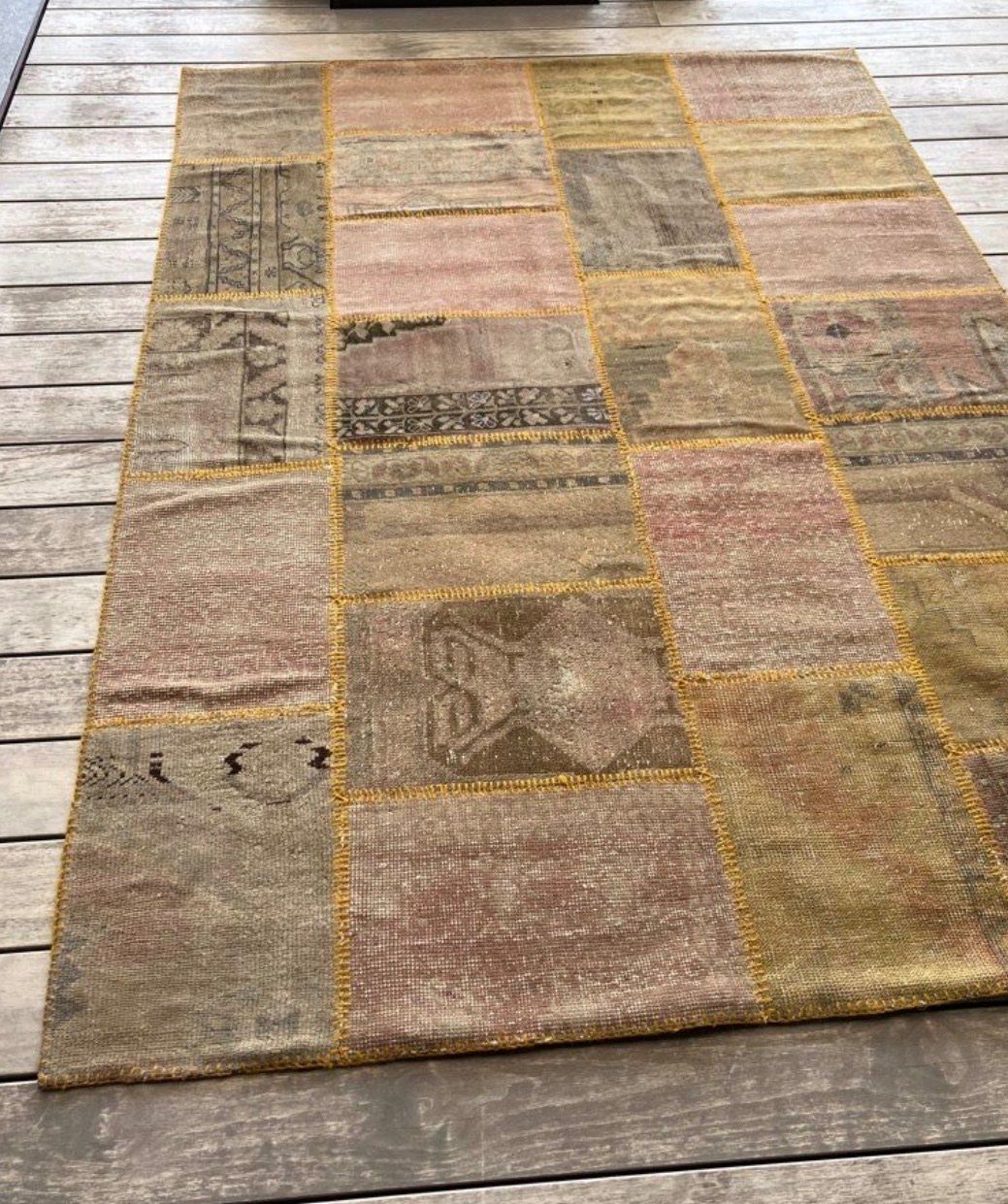 Teppiche: Patchwork rug vintage style multicolour – Gebraucht aus Zürich von dam_552x 7