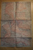 Kriegskarte Ostende-Verdun Okt. 1918 TOP !!!!!!!!!
