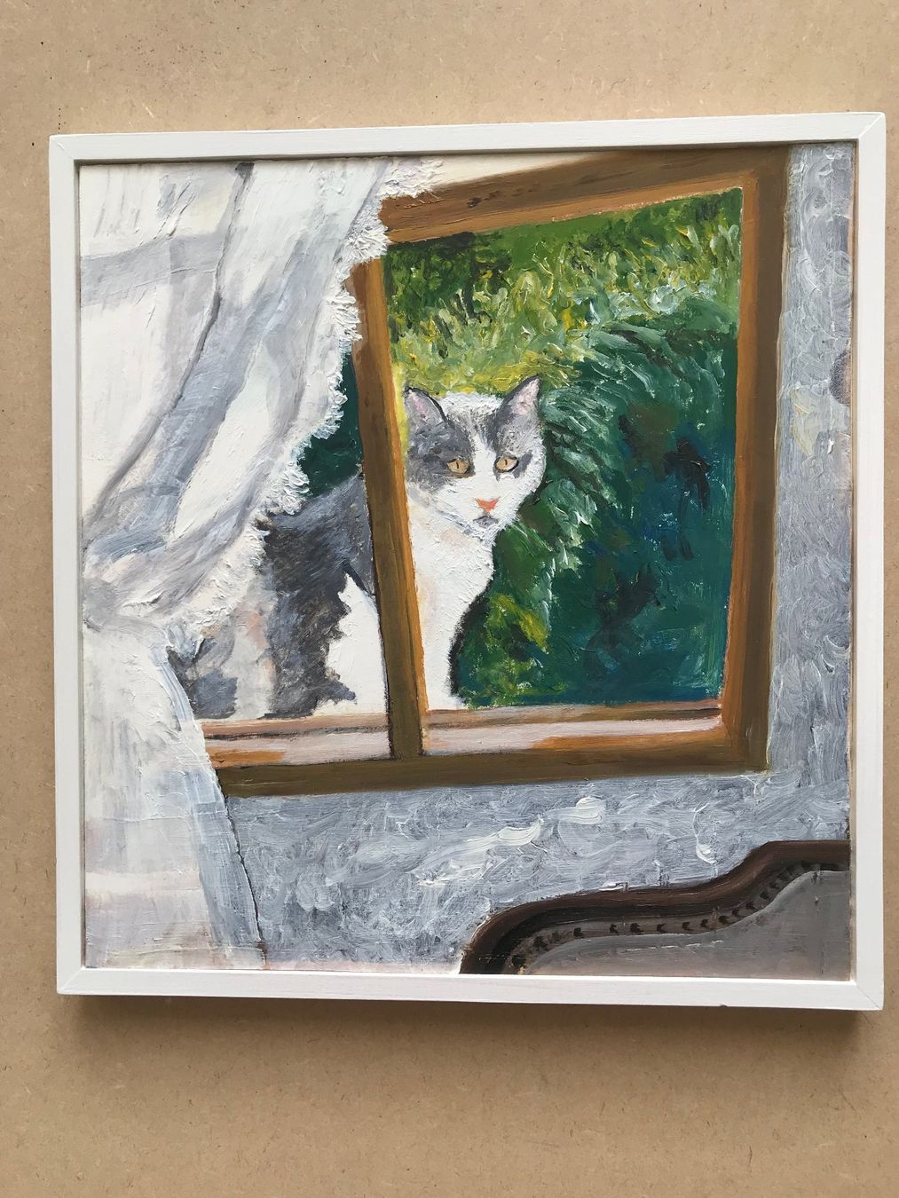 Dipinti: Katze hinter dem Fenster – Usato da Interlaken venduto da Beny-Box