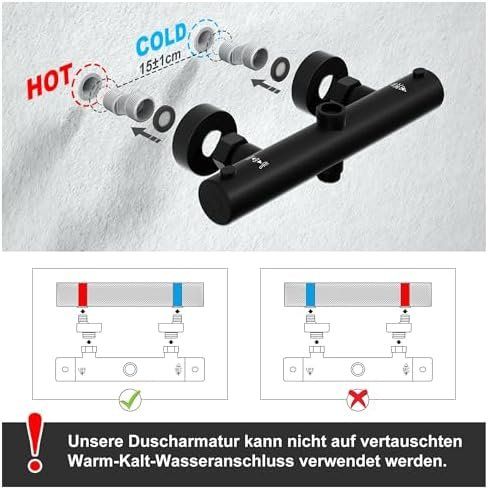 Douches: Thermostat Duschsystem Edelstahl Regendu Regendusche matt – Neuf avec emballage d'origine à Hundwil par pak_7zvn 6