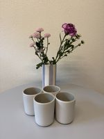 4 Keramik Becher von Motel a Miio (guter Zustand)