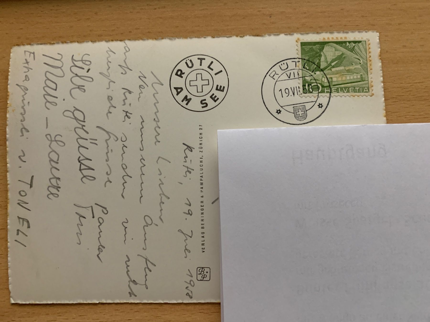 Cartoline postali: ANTIKE ANSICHTSKARTE RÜTLI********* – Usato da Ibach venduto da lisch3 2