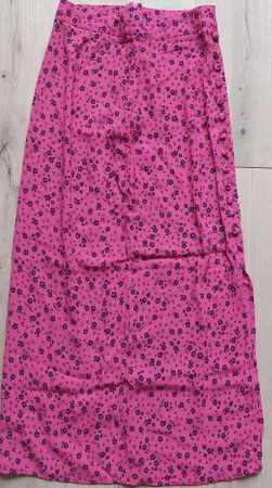 Blumenrock rosa schwarz, Gr. 34/ XXS/XS