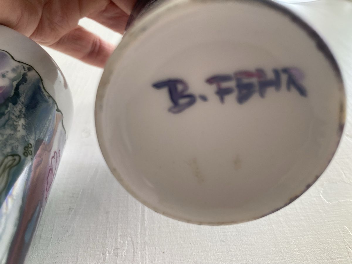 Tutte le decorazioni: Porzellan Kerzenhalter & Becher – Usato da Kesswil venduto da Branca-01 1