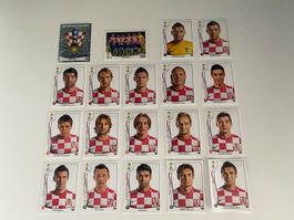 Panini FIFA WM 2014 - 🇭🇷 Kroatien komplett - Inkl. Modric