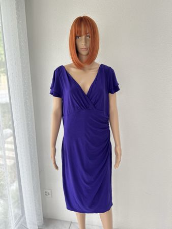 Lauren Ralph Lauren Dress Purple Size 16 Short Sleeve