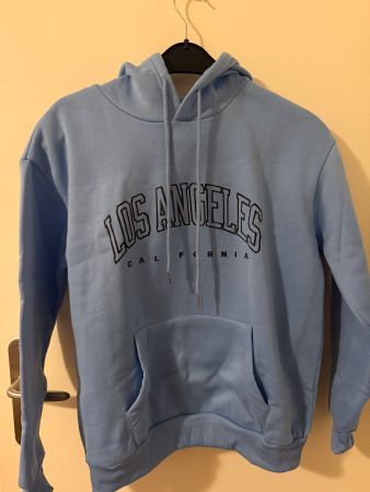 Sweat à capuche bleu Los Angeles TAILLE S