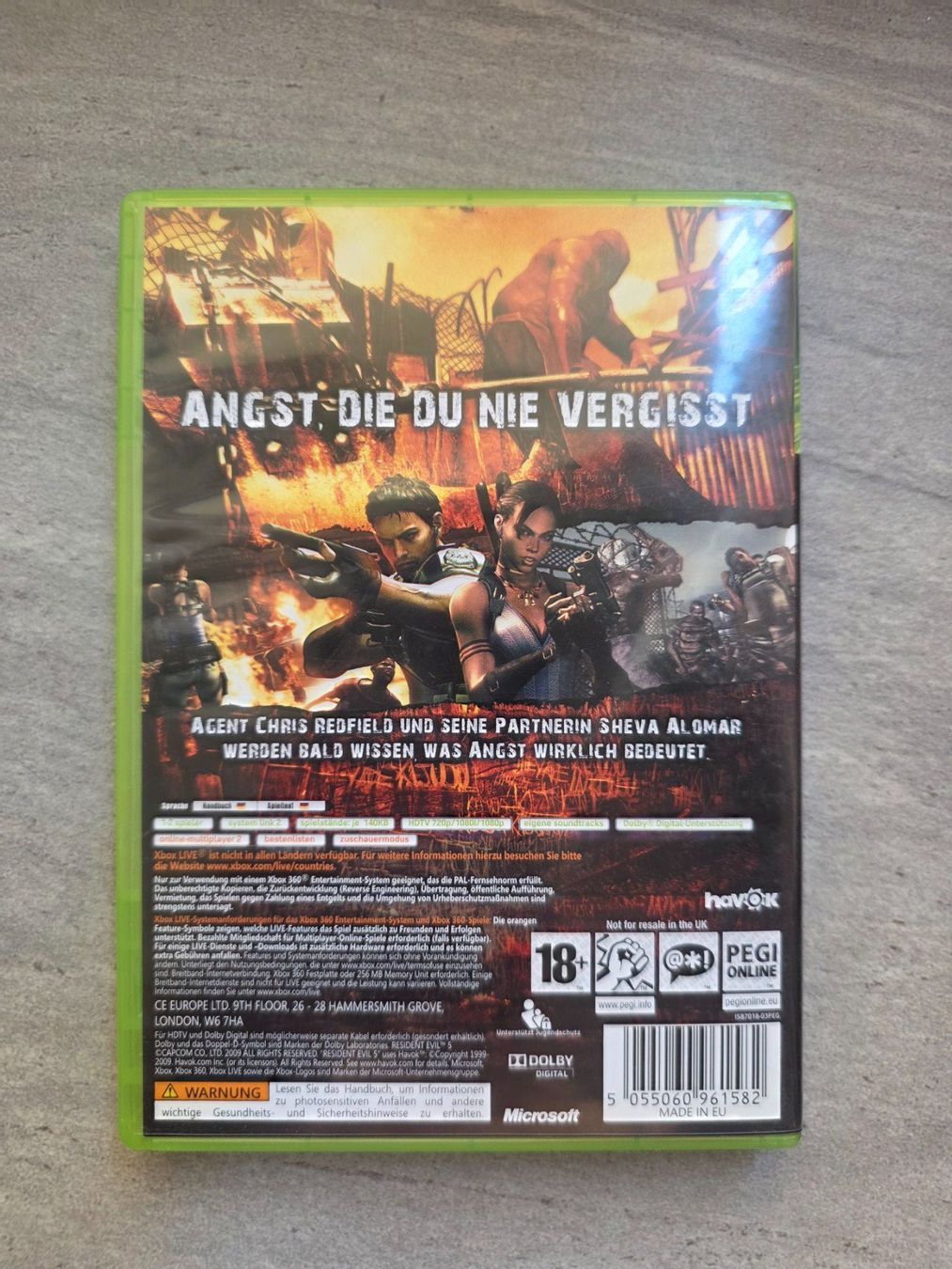 Microsoft Spiele: XBOX 360 Game Resident Evil 5 – Gebraucht aus Münchenbuchsee von RipiRip 2