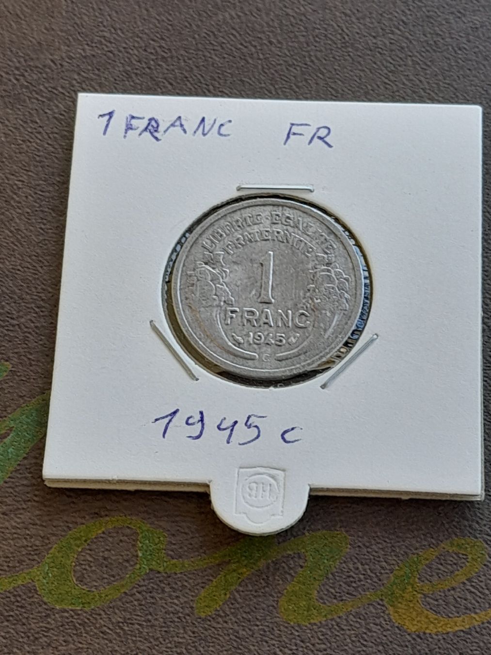 Tutti le monete: 1 Francs 1945 c Alu Frankreich  – Usato da Basel venduto da Basel_20