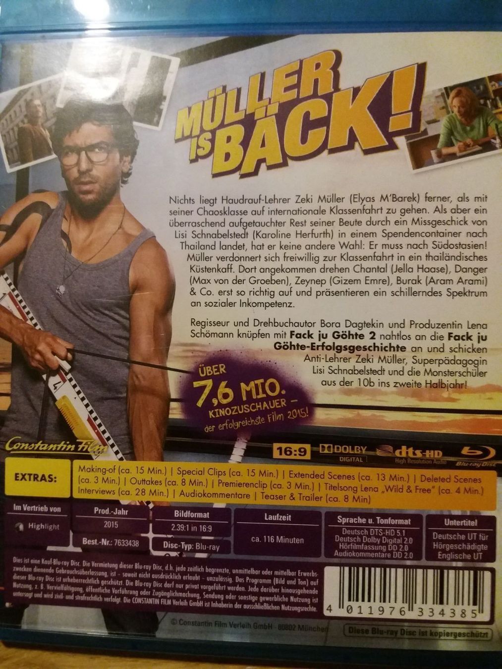 Tutti i DVDs: Blu-ray Fack Ju Göthe 2 – Usato da Eiken venduto da Lashar 1