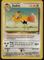 Dodrio Base Set 2 37/130 Pokémon 2000